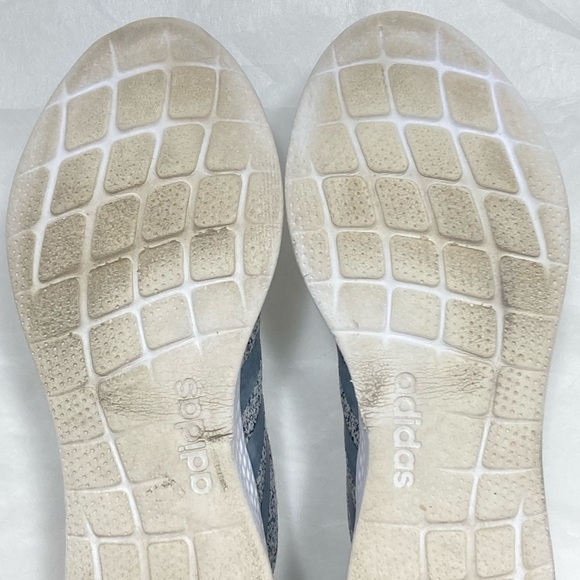 Adidas Womens Grey Cloudfoam Casual Comfy Lightweight Lace Up Sneaker Sz US 9.5 - Picture 9 of 11